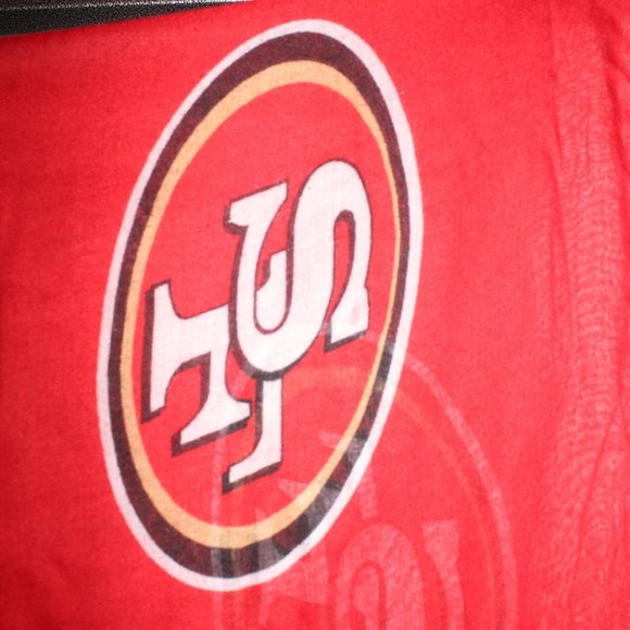 Forever Collectibles NFL San Francisco 49ers Football Infinity Scarf Red White - Picture 2 of 5